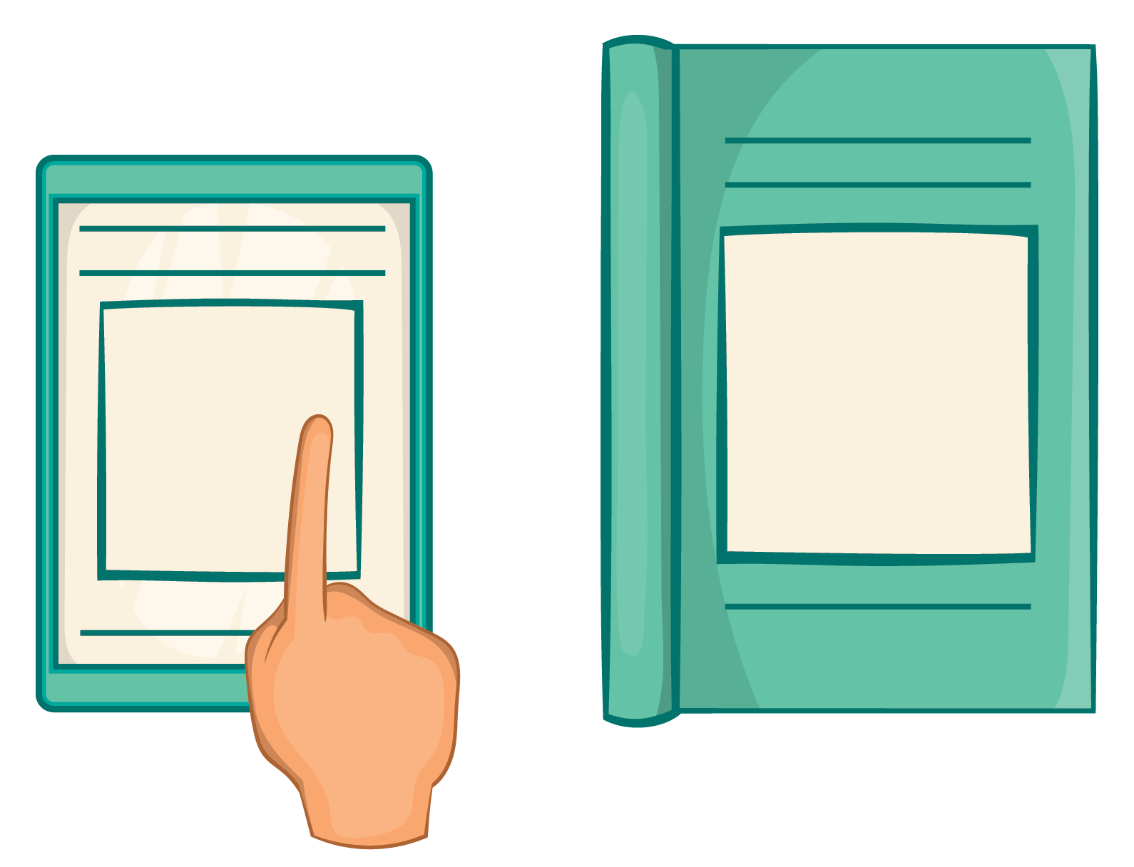 Ereader & Print cover icons